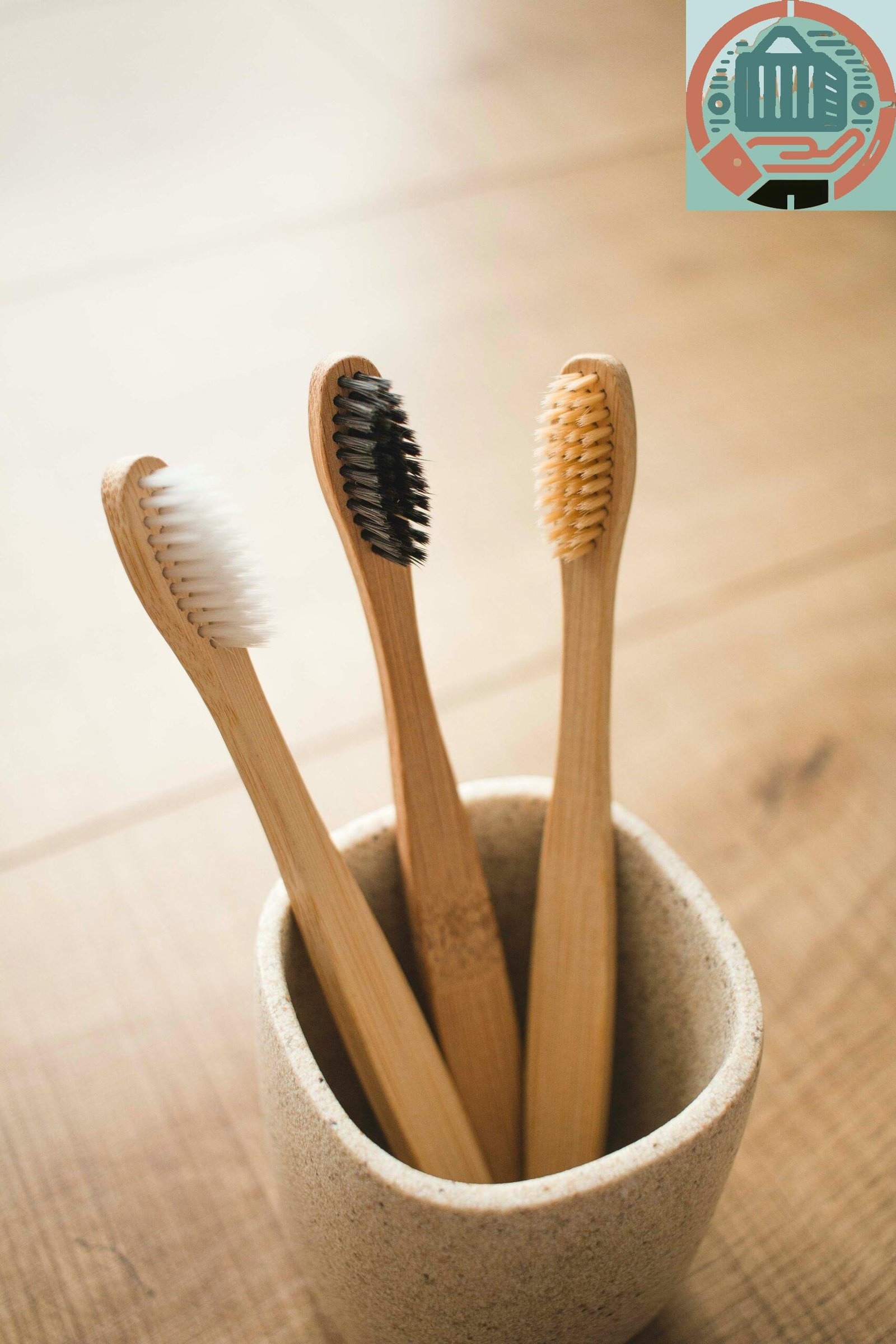 brown wooden sticks in gray ceramic bowl