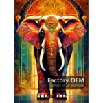 Histone Diamond Painting Kit Elephant Animal Cross Stitch Sets Full Square/round Drill Picture Handicrafts Home Decor