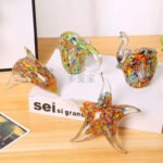 Murano Glass Animals Sculpture Elephant Big Glass Animal Figurine Home Decoration