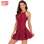 High Quality Beachwear Plus Size Swim Dress Woman Design Swimsuit