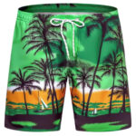 Hot Sales Swimsuits Custom Color Beach Surfing Trunks Beachwear Swimwear Men