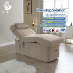 SPA Electric Massage Bed with Constant Temperature Heating Overall Lifting and Micro Finishing Beauty Bed DMC1