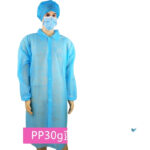 MOQ 1pcs  Disposable Lab Coat Disposable Visitor Coats Disposable Hospital Gowns Surgical Lab Coat