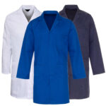 New Trend Hospital Doctor Lab Coat with Best Design Long Sleeve Medical Laboratory White Lab Coat with Customized Colors