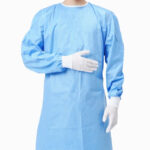 Disposable Surgical Gowns SMS Protective Gowns Lab Coat for Medical Using
