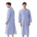 Unisex Reusable Hospital Gowns for Adults and Kids Patient-friendly Cotton Fabric Theatre Gown for Hospital Use