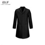 Classical Fit Unisex Stud Coat Lab Coat