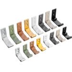 Modern Design Aluminum Alloy Foldable Clothes Hook Strong Adhesive Wall for Kitchen Gym Bathroom Use