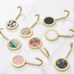 Hot Sale Bathroom Kitchen Living Room Wall Mount Towel Coat Solid Brass Wall Hooks Adhesive