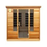 SS-400M 4 Person Modern Design Electric Dry Sauna Room Low EMF Far Infrared SPA Equipment for Gym Bedroom Apartment Villa