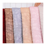 100% Polyester Jacquard Satin Fabric with JACQUARD Crack Design Elastic Textiles for Suit