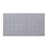 Modern Anti-Slip Bath Rug Simple Square PVC Design with Absorbent Feature for Home Bathtub Toilet Shower-Solid Pattern