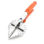 Multifunctional Miter Shear Cutter Adjustable at 45 to 135 Degree Hand Tools for Cutting Soft Wood Plastic Projects with Blades