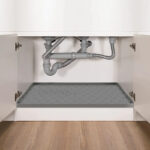 Hot Sale 34"*22"/ 1150g Lowest Price Kitchen Sink Cabinet Mat Silicone Under the Sink Mat for Kitchen Waterproof