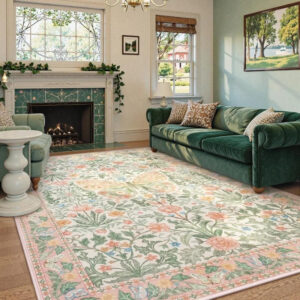 Floral Butterfly Washable Bedroom Bedside Carpet Soft Non-slip Mat Coffee Table Cloakroom Leisure Area Plush Rug Ковер Tapis 러그